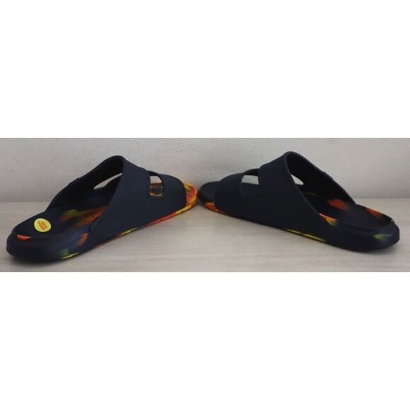 Reef Men's Sz 13 Navy Sunset Oasis Double Up Water Friendly Sandal Slides - Picture 8 of 9